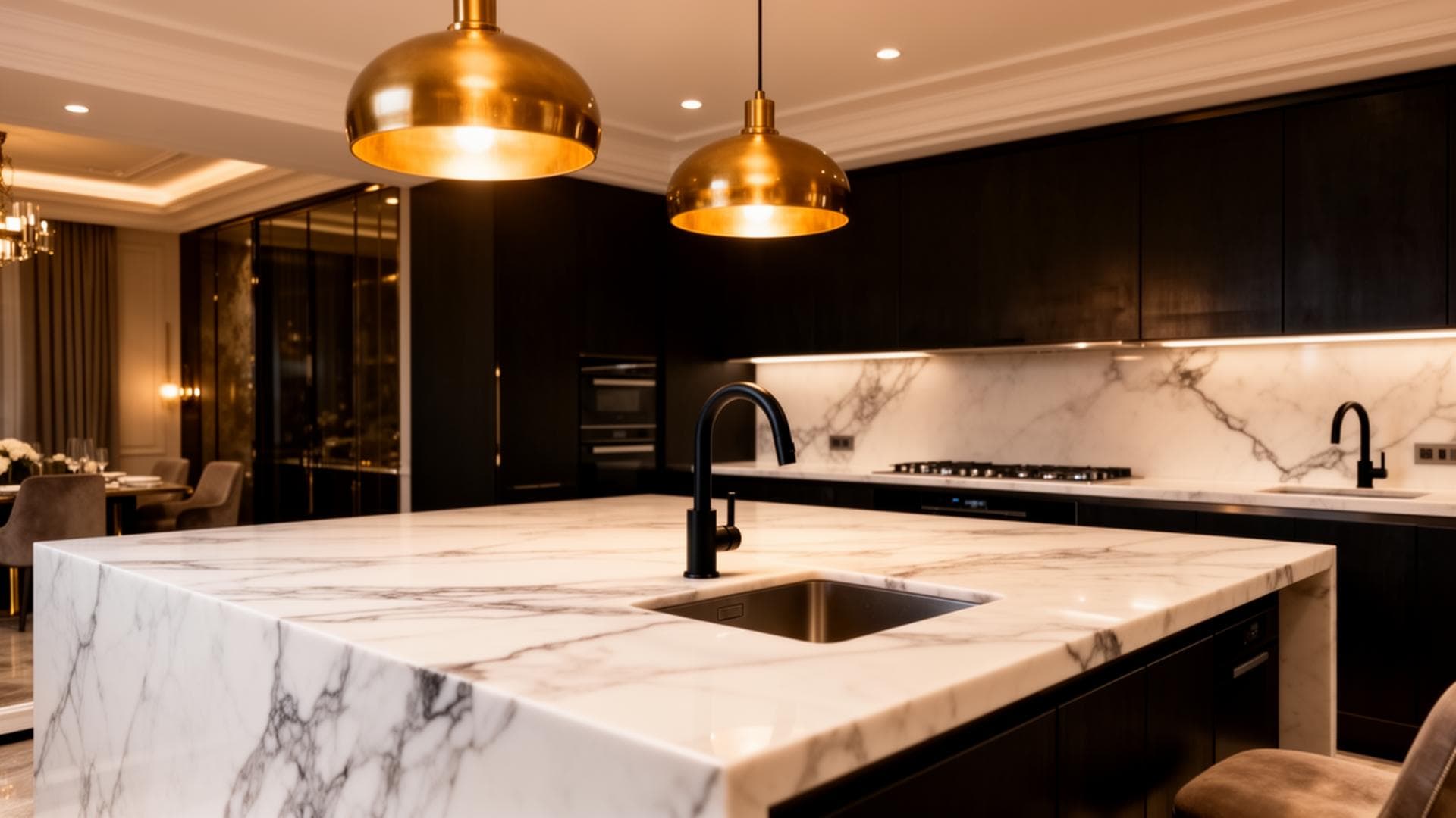 Premium marble kitchen