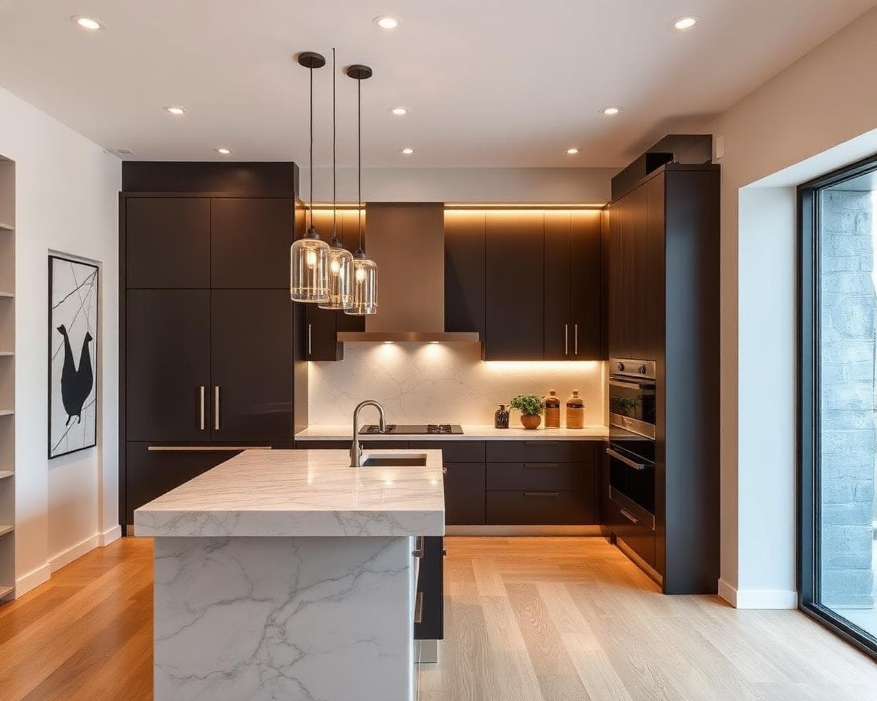Marble kitchen